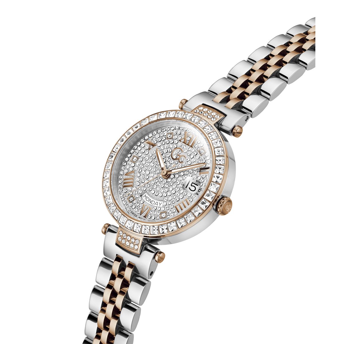 Guess Collection Sportchic Women 34 mm White Dial Analog Watch Z01014L1MF