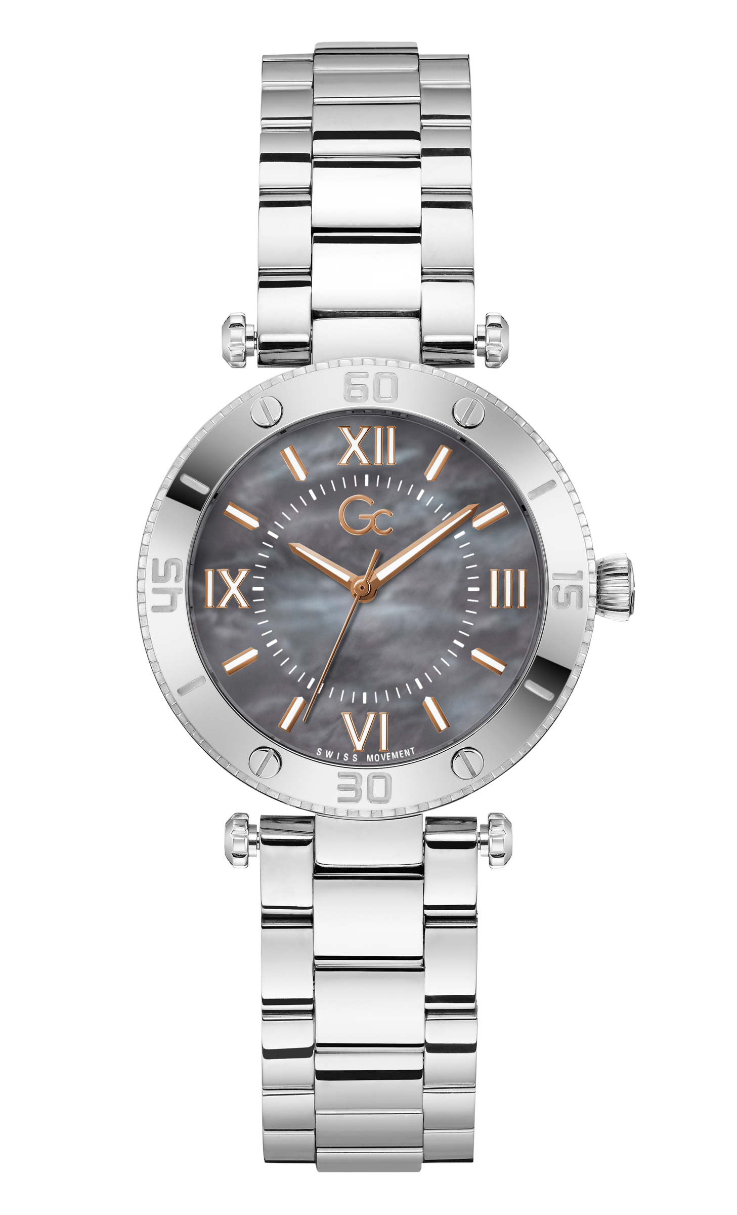 Guess Collection 34 mm Gray Dial Quartz Analog Women Watch Z05001L5MF