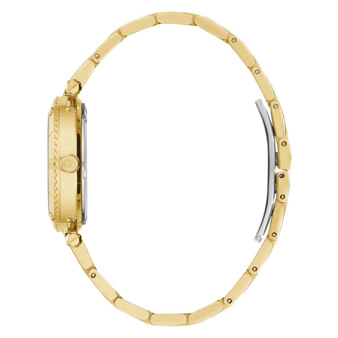 Guess Collection Women 34 mm Size White Dial Quartz Analog Watch Z05003L1MF