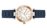 GC (Guess Collection) Women 34 mm Swiss Quartz Analog White Dial Blue Silicone Strap Watch Z05004L1MF