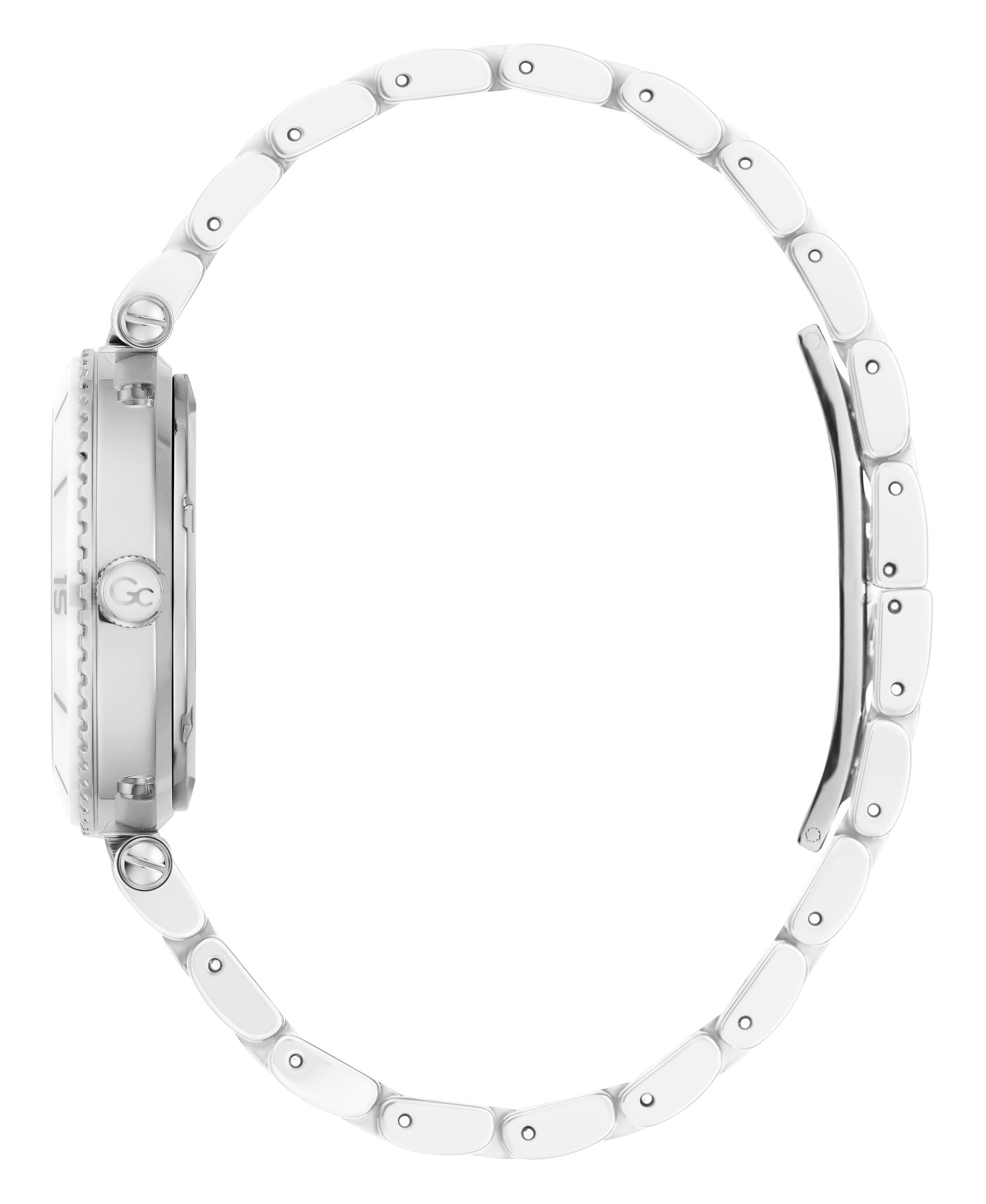 Guess Collection 34 mm White Dial Quartz Analog Women Watch Z05008L1MF
