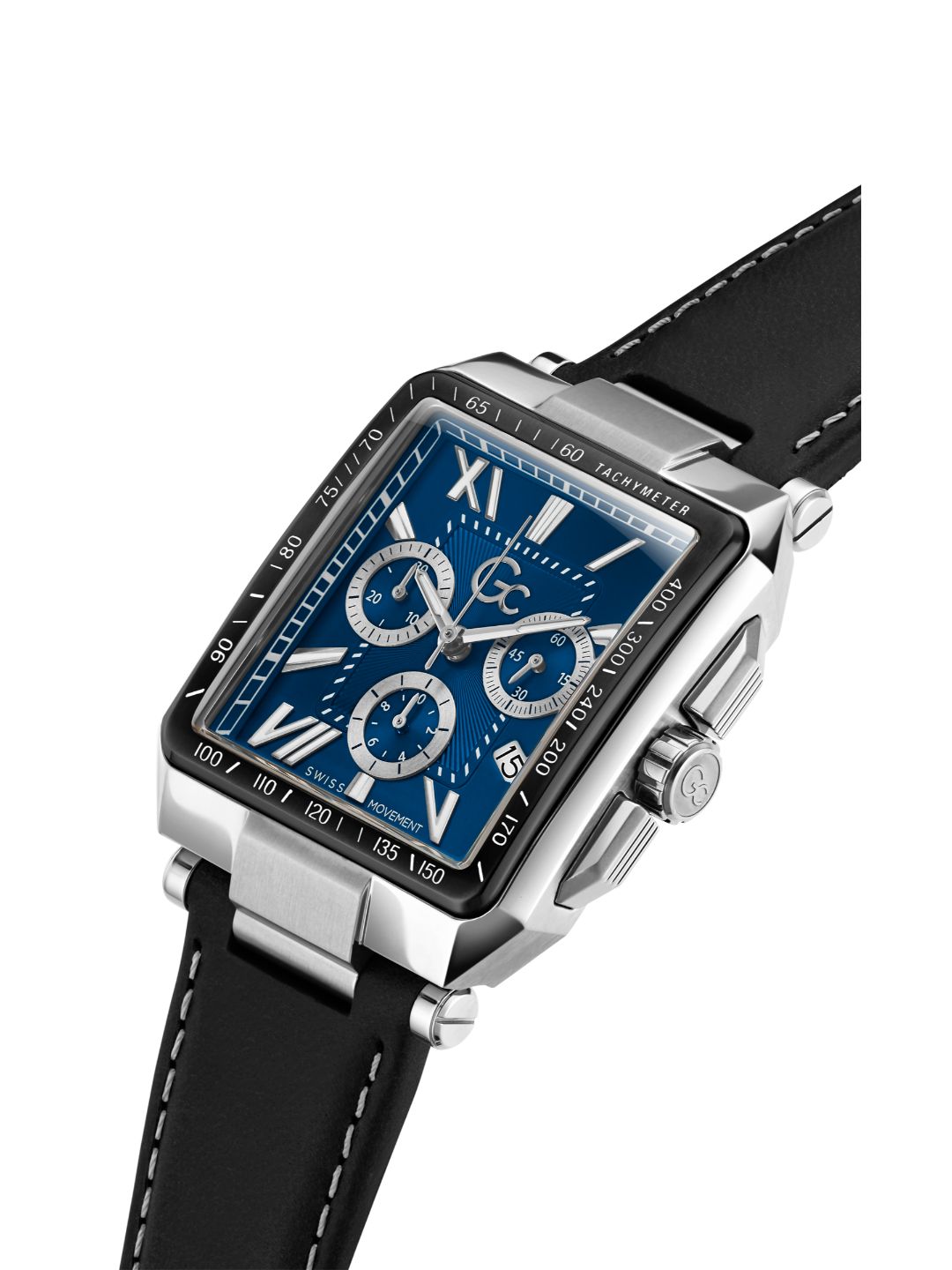 Guess Collection 36 mm Men Blue Wrist Watch Z06001G7MF