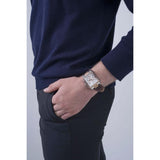 Guess Collection Gsc Elite White Rectangle Dial Analog Men Watch Z06002G1MF