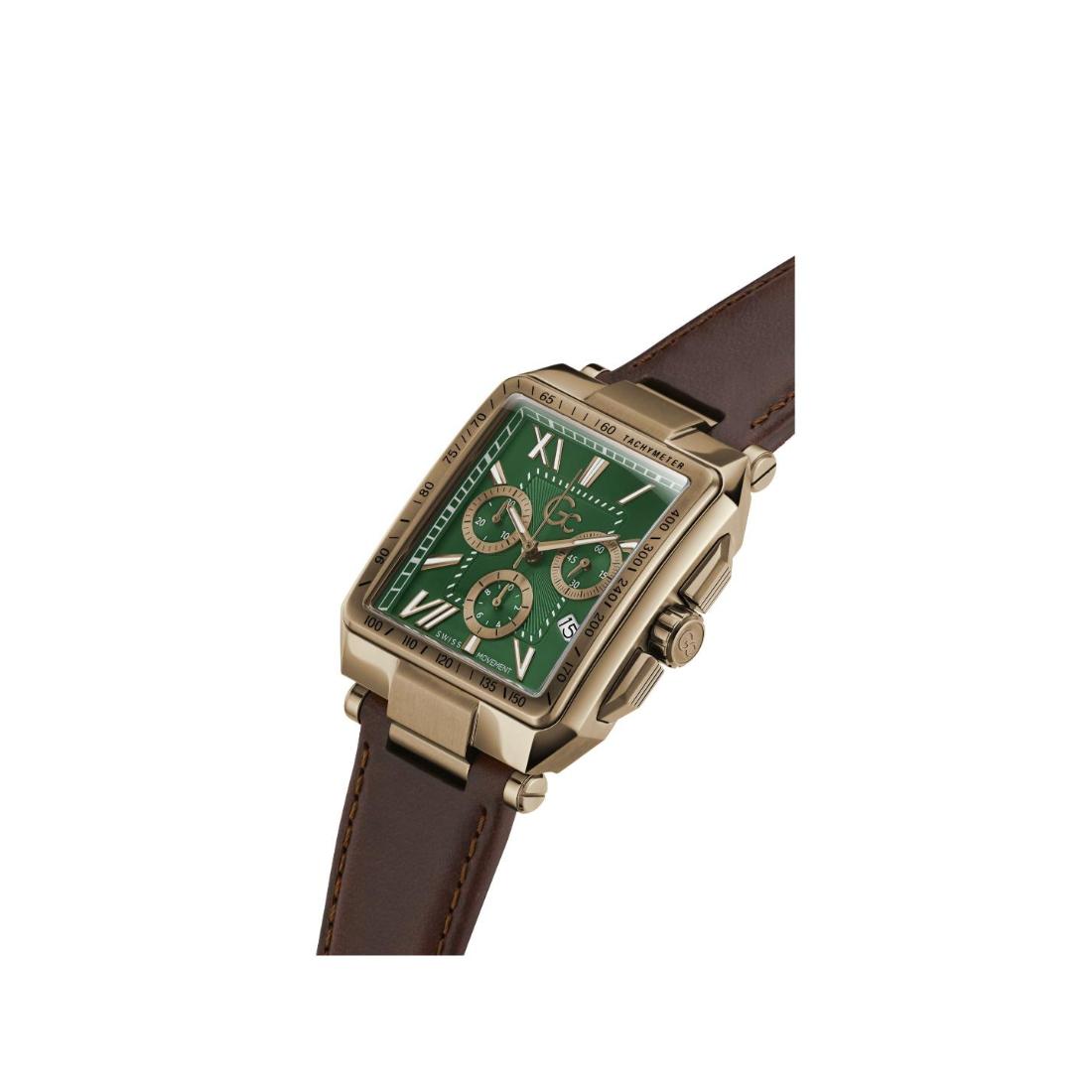Guess Collection Men Green Dial 36 mm Analog Watch Z06003G9MF