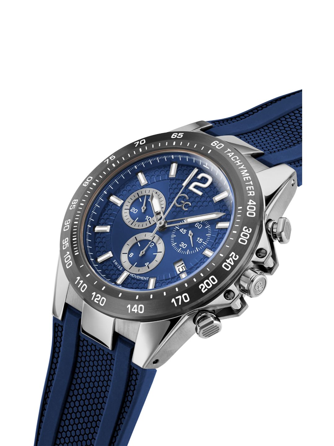 Guess Collection 44 mm Men Blue Wrist Watch Z07001G7MF