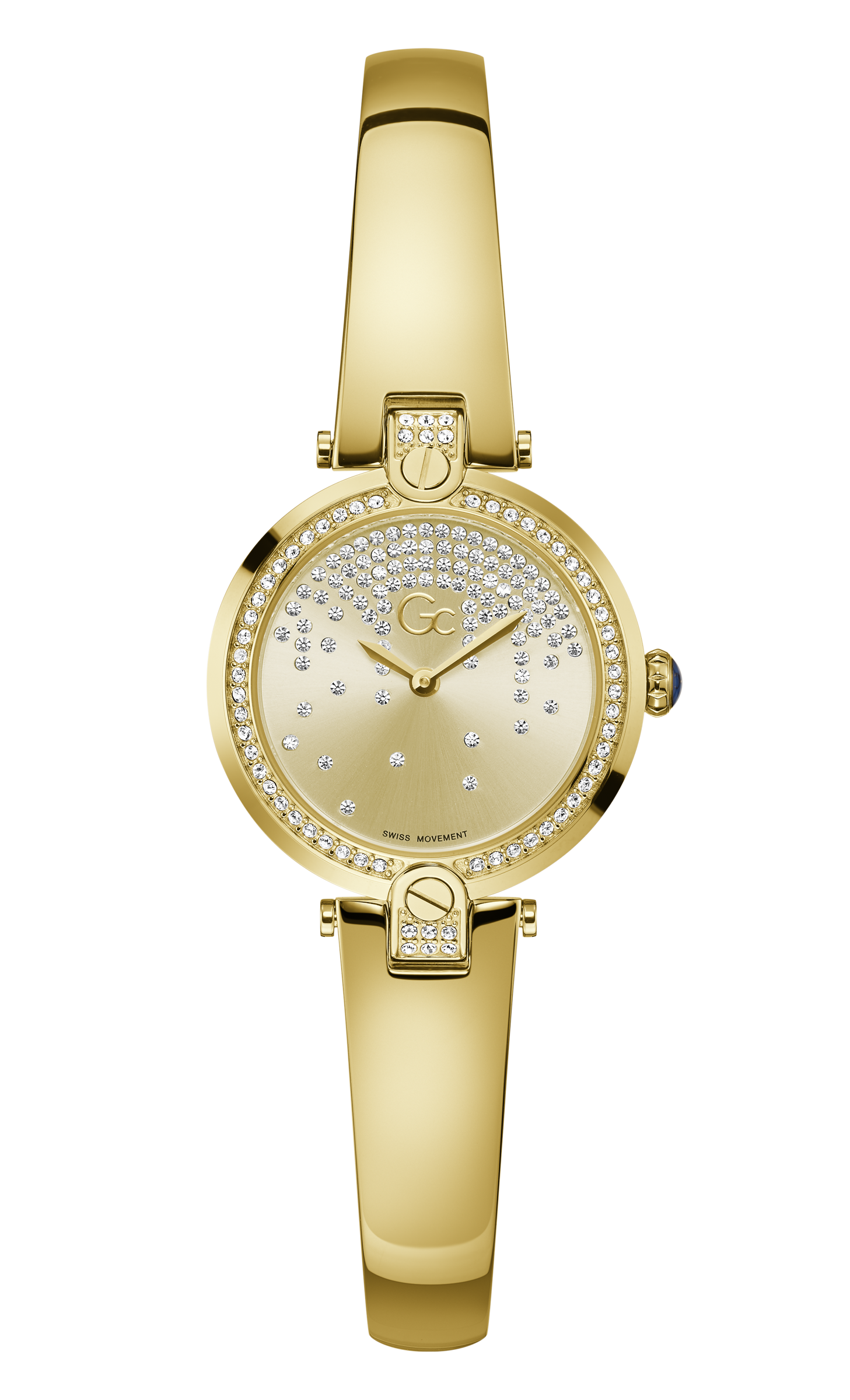 Guess Collection 28 mm Champagne Dial Quartz Analog Women Watch Z10001L6MF