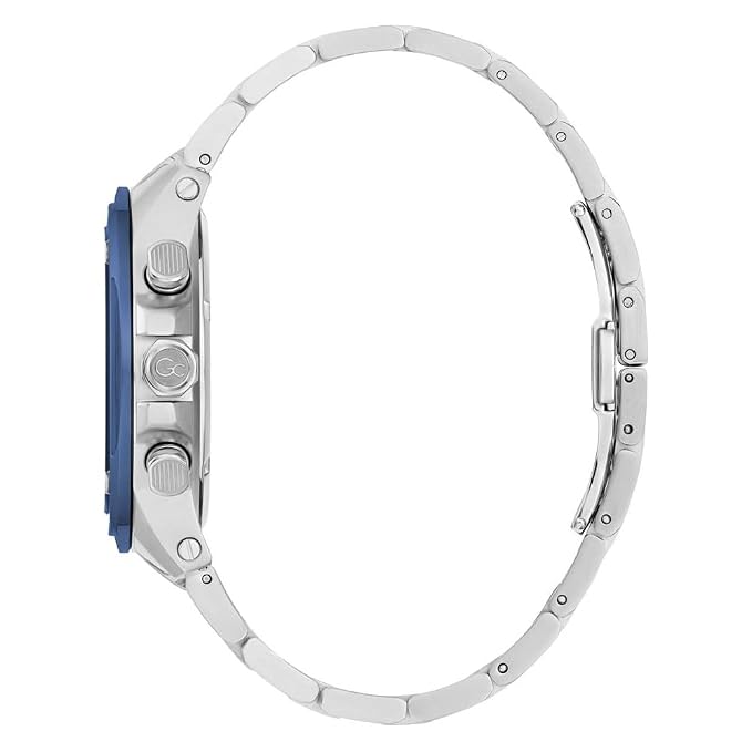 Guess Collection Round 45mm Blue Dial Analog Men Watch Z13002G7MF