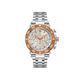 white dial analog watches
