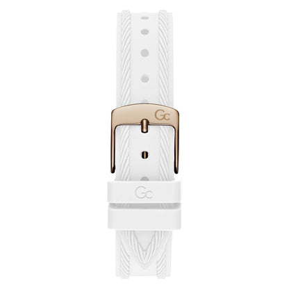 GUESS Fusion Cable White Round Dial Analog Women Watch - Z15003L1MF