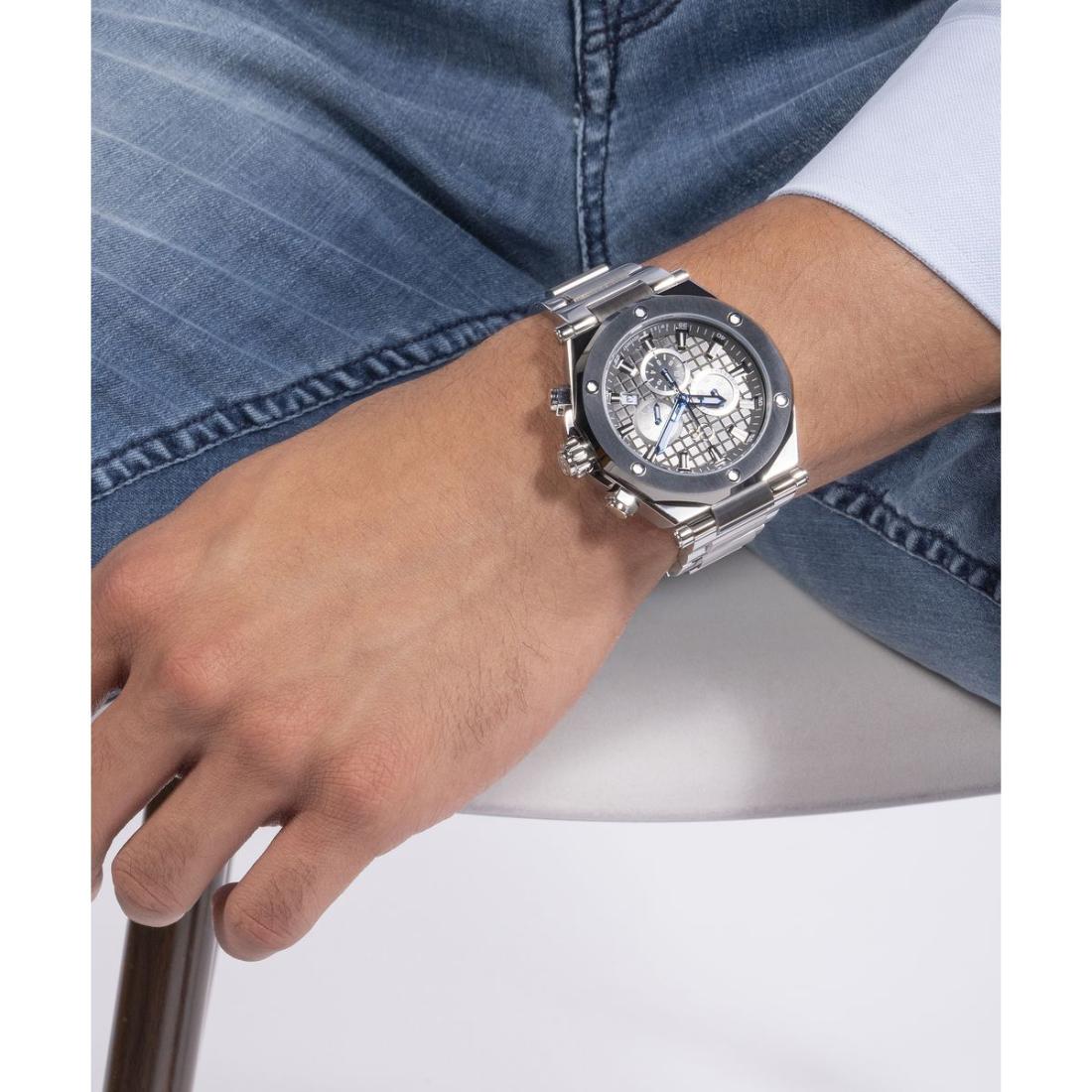 Guess Collection Legacy Grey Round Dial Analog Men Watch Z18002G5MF
