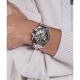Guess Collection Legacy Green Round Dial Analog Men Watch Z18004G9MF