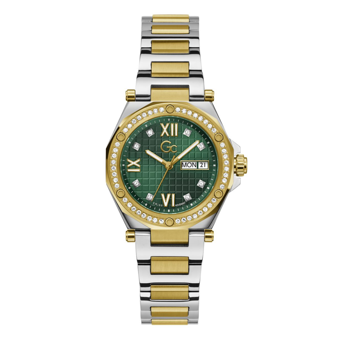 Guess Collection Sportchic Women 34 mm Green Dial Analog Watch Z20004L9MF