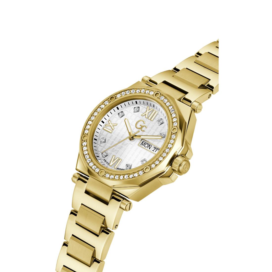 Guess Collection Legacy Lady 34 mm Silver Dial Women Analog Watch Z20008L1MF