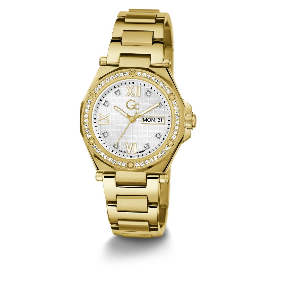 Guess Collection Legacy Lady 34 mm Silver Dial Women Analog Watch Z20008L1MF