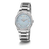 Guess Collection Tonneau 34mm Blue Dial Analog Women Watch Z25003L7MF