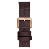 Guess Collection Coussin Sleek Brown Tonneau Dial Analog Men Watch Z26005G4MF