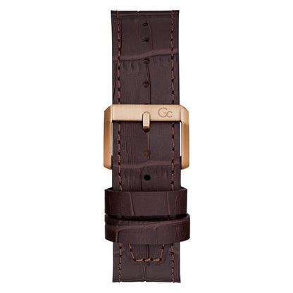GC Coussin Sleek Brown Tonneau Dial Analog Men Watch - Z26005G4MF