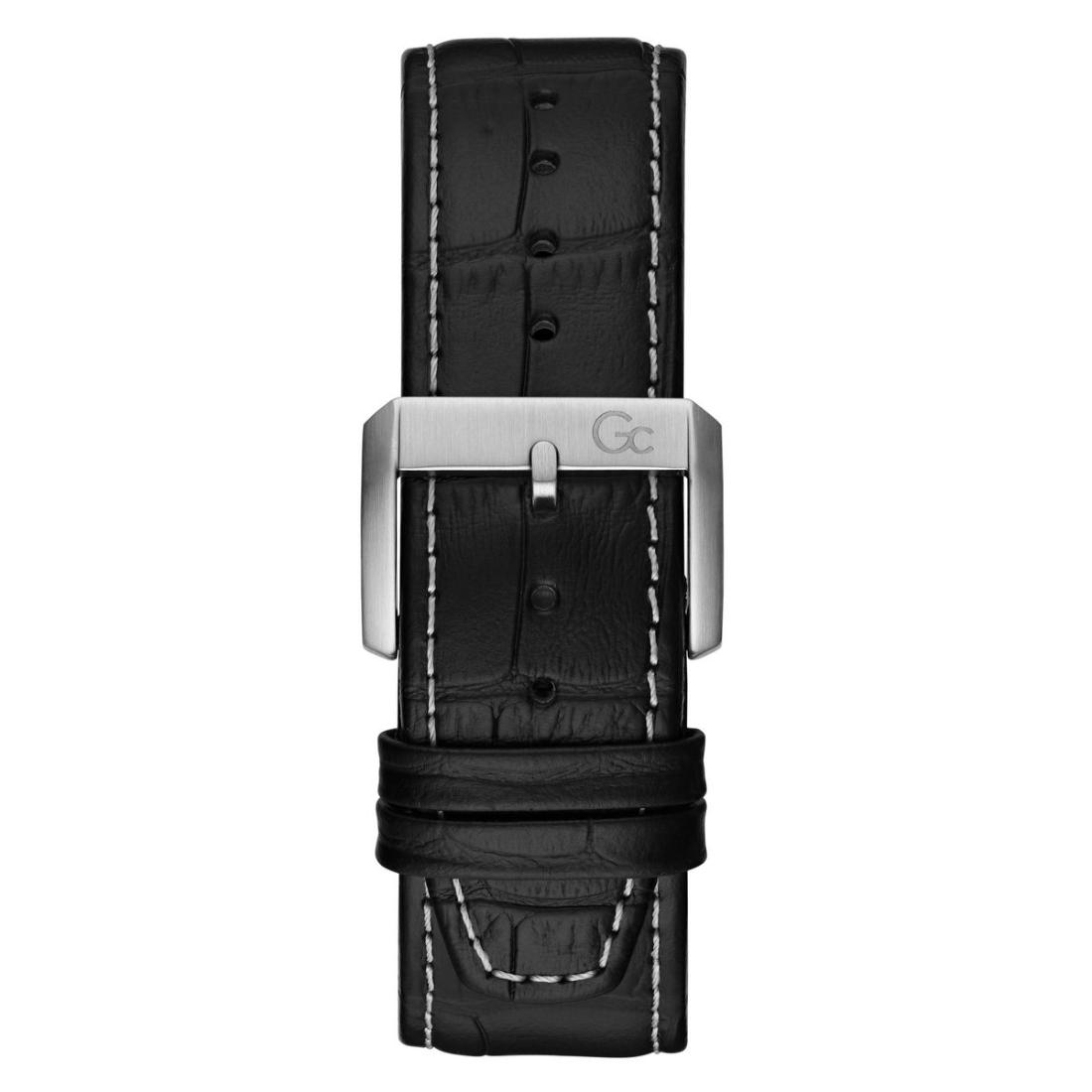 GC First Class Black Round Dial Analog Men Watch - Z35003G4MF