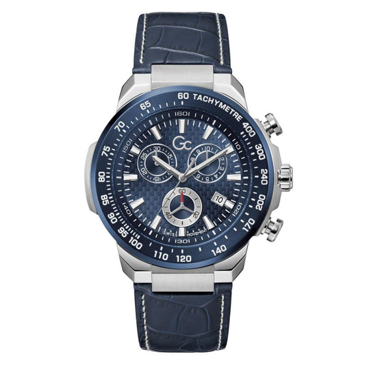 GC First Class Blue Round Dial Analog Men Watch - Z35004G7MF