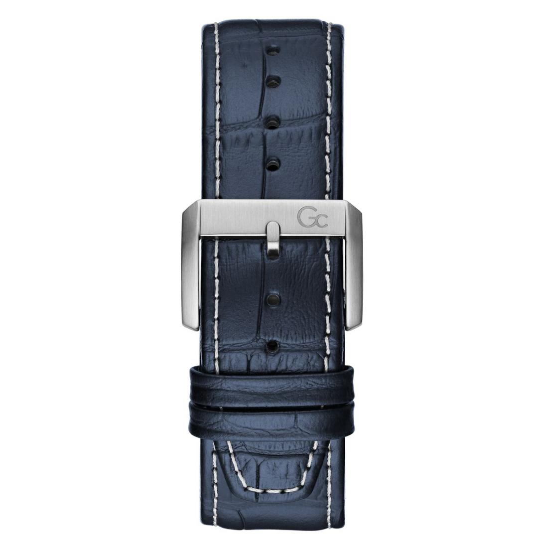 Guess Collection First Class Blue Round Dial Analog Men Watch Z35004G7MF