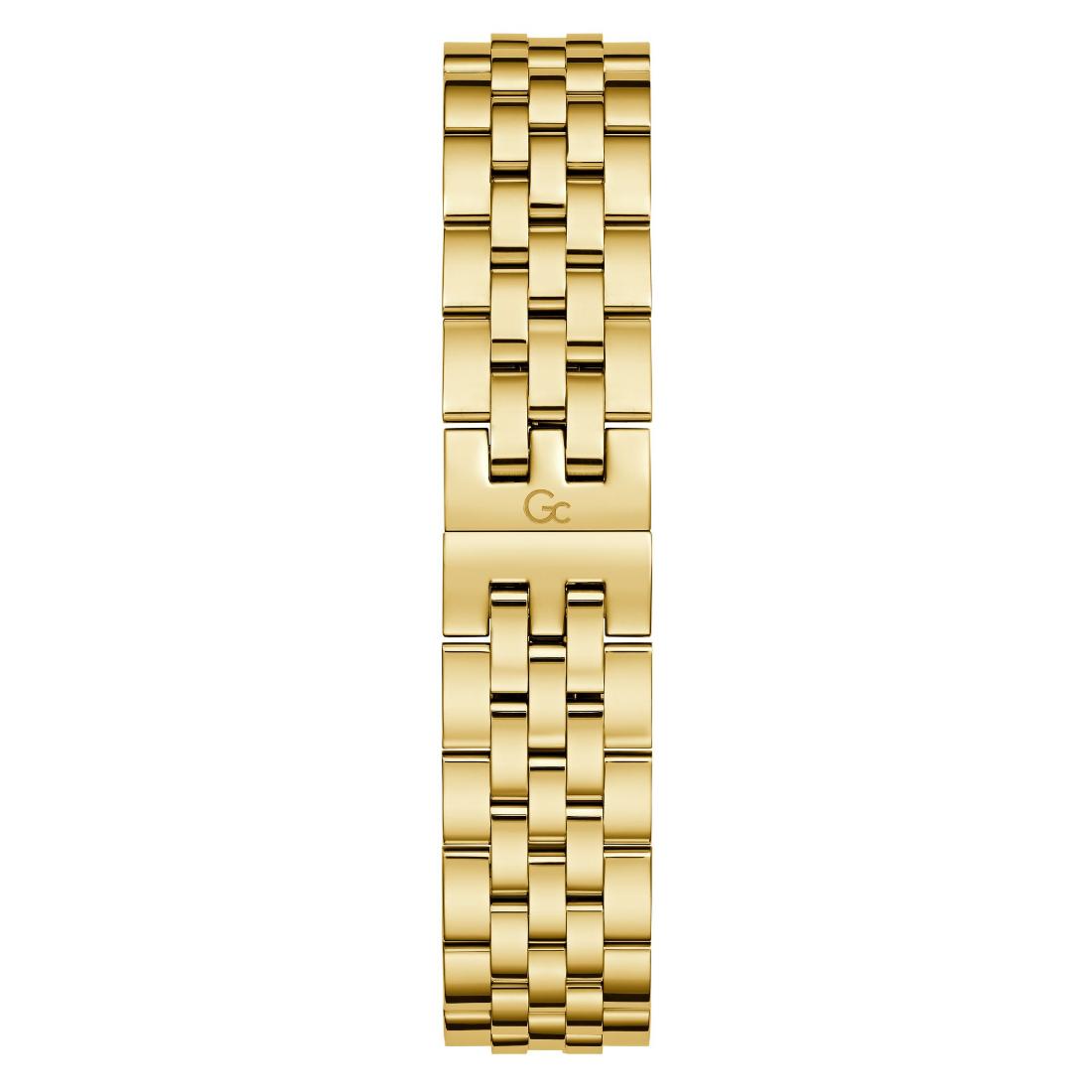 Guess Collection Flair 38 mm Yellow Gold Dial Women Analog Watch Z36002L6MF
