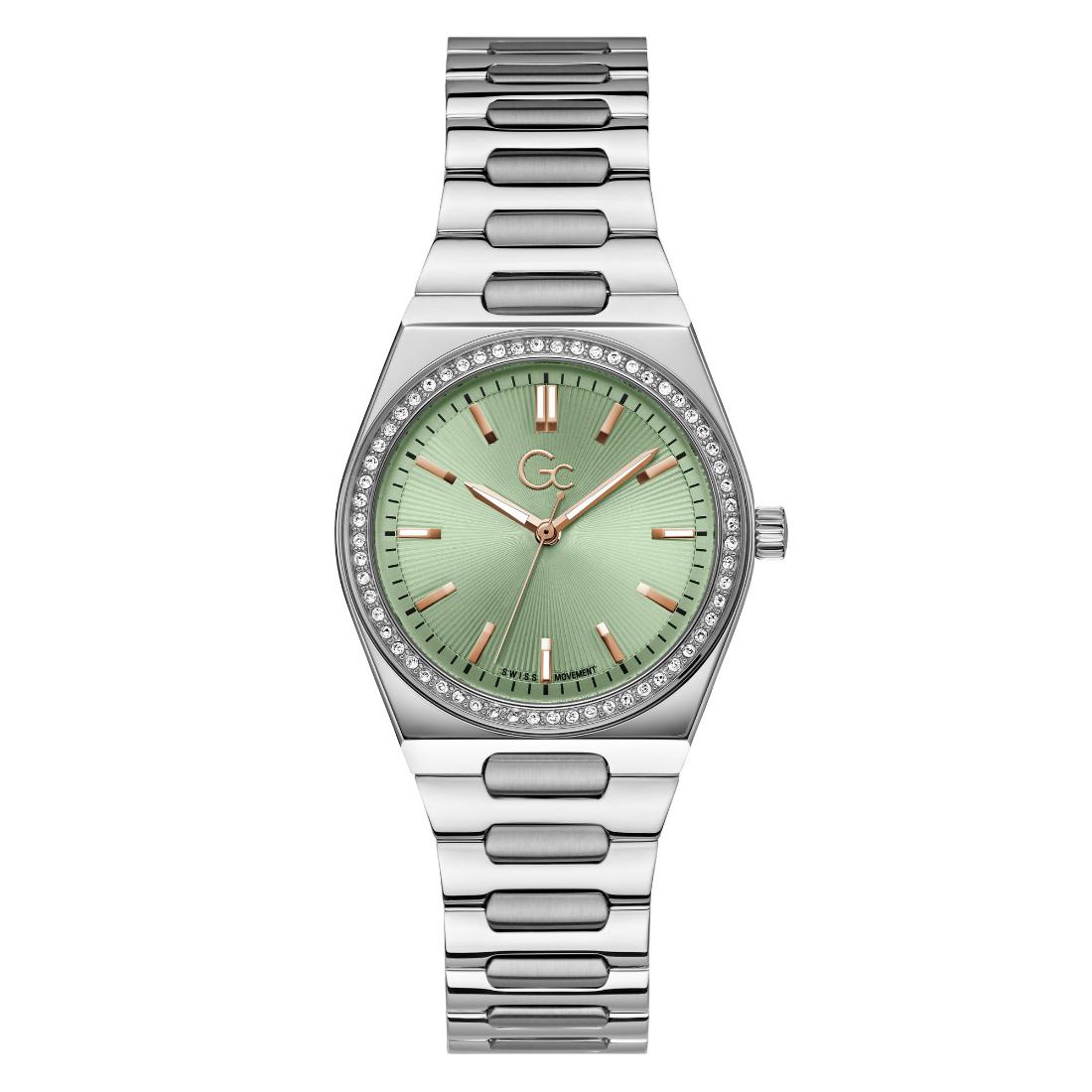 GC Prodigy Lady 34 mm Green Dial Women Analog Watch - Z38001L9MF