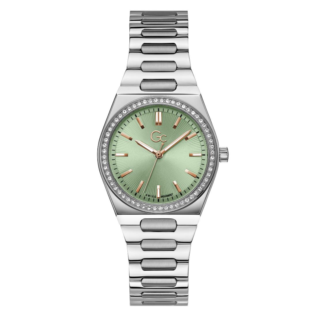 Guess Collection Prodigy Lady 34 mm Green Dial Women Analog Watch Z38001L9MF