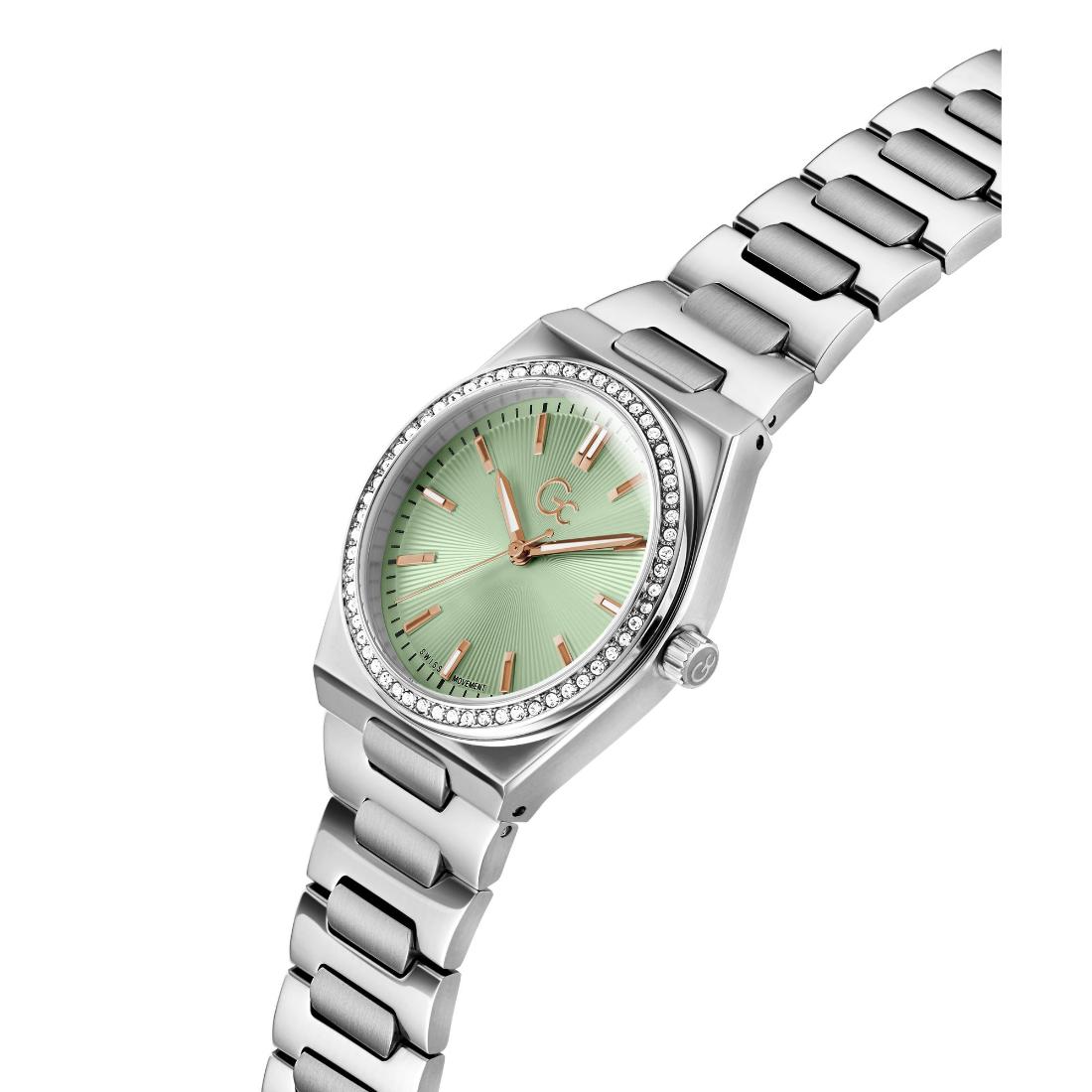 Guess Collection Prodigy Lady 34 mm Green Dial Women Analog Watch Z38001L9MF