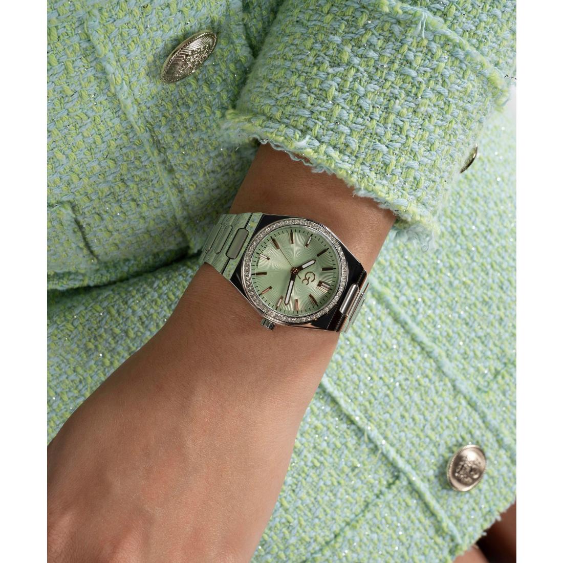 Guess Collection Prodigy Lady 34 mm Green Dial Women Analog Watch Z38001L9MF