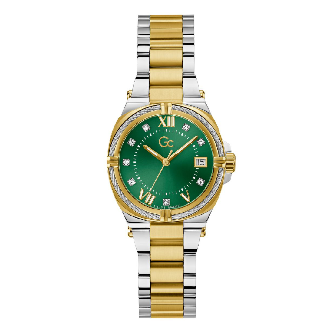 Guess Collection Sportchic Women 32 mm Green Dial Analog Watch Z43002L1MF
