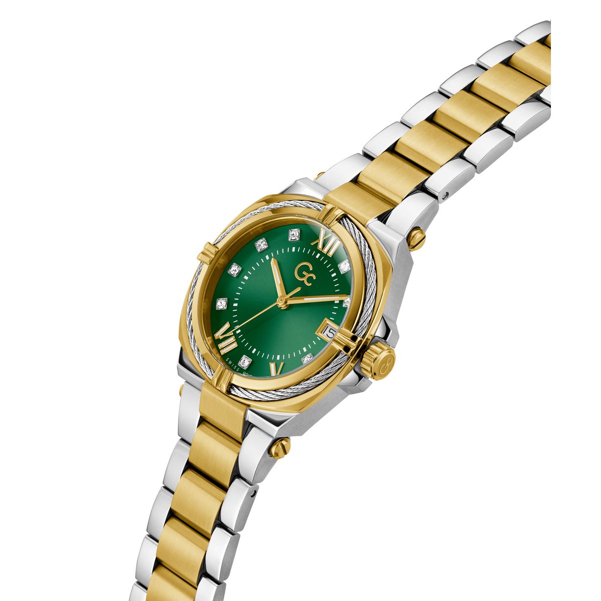 Guess Collection Sportchic Women 32 mm Green Dial Analog Watch Z43002L1MF