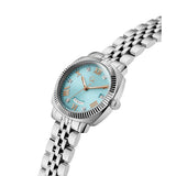 Guess Collection Flair Coussin Lady 34 mm Blue Dial Women Analog Watch Z44001L7MF