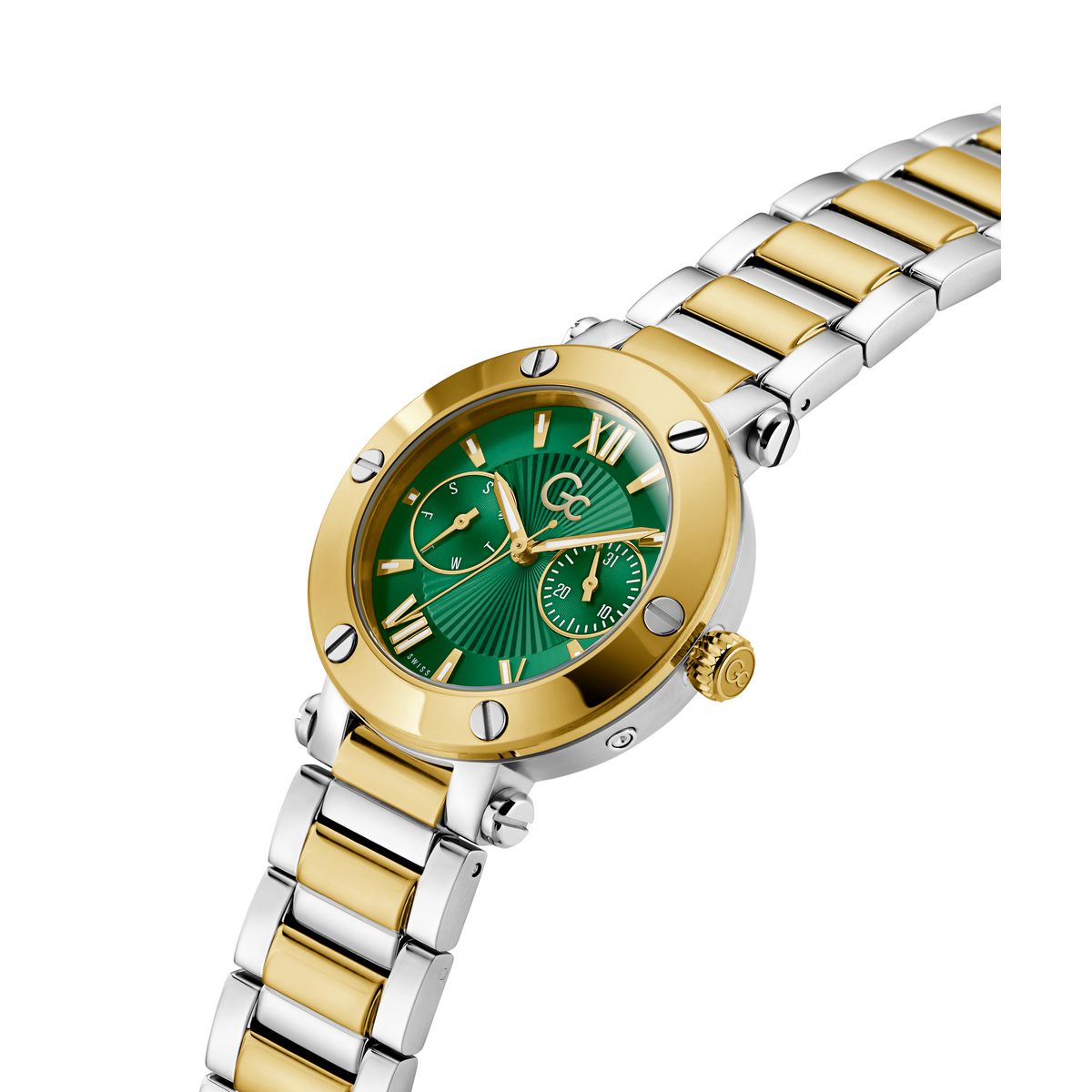 Guess Collection Sportchic Women 36 mm Green Dial Analog Watch Z48003L6MF