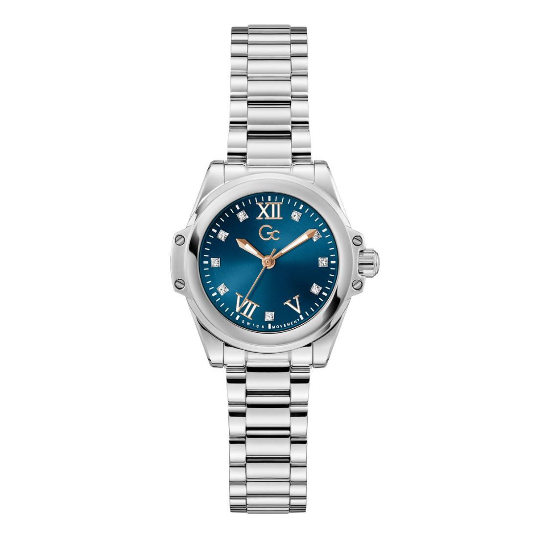 Guess Collection Sportchic Women 30 mm Blue Dial Analog Watch Z58004L7