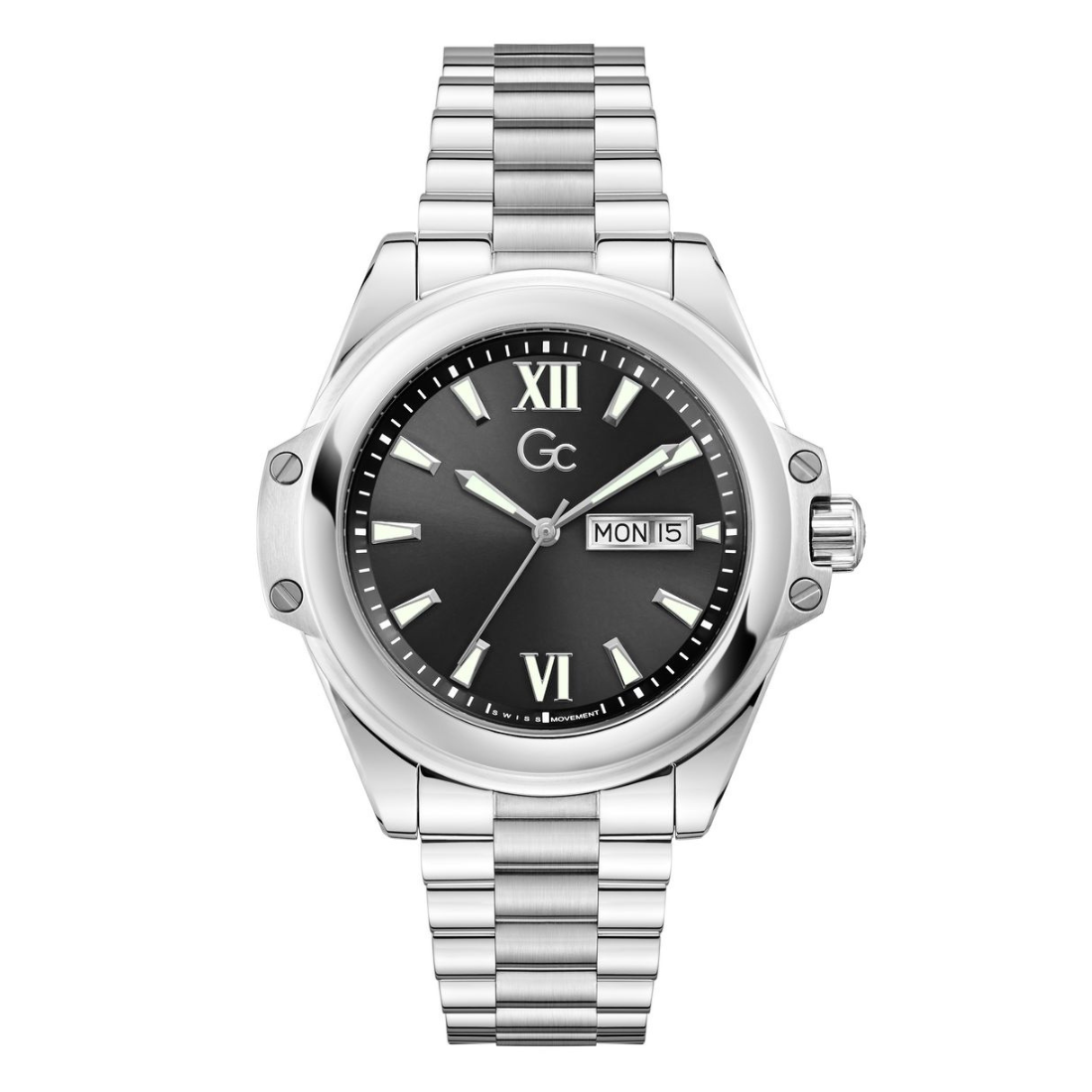 Guess Collection Sportchic Men 43 mm Black Dial Analog Watch Z60003G2