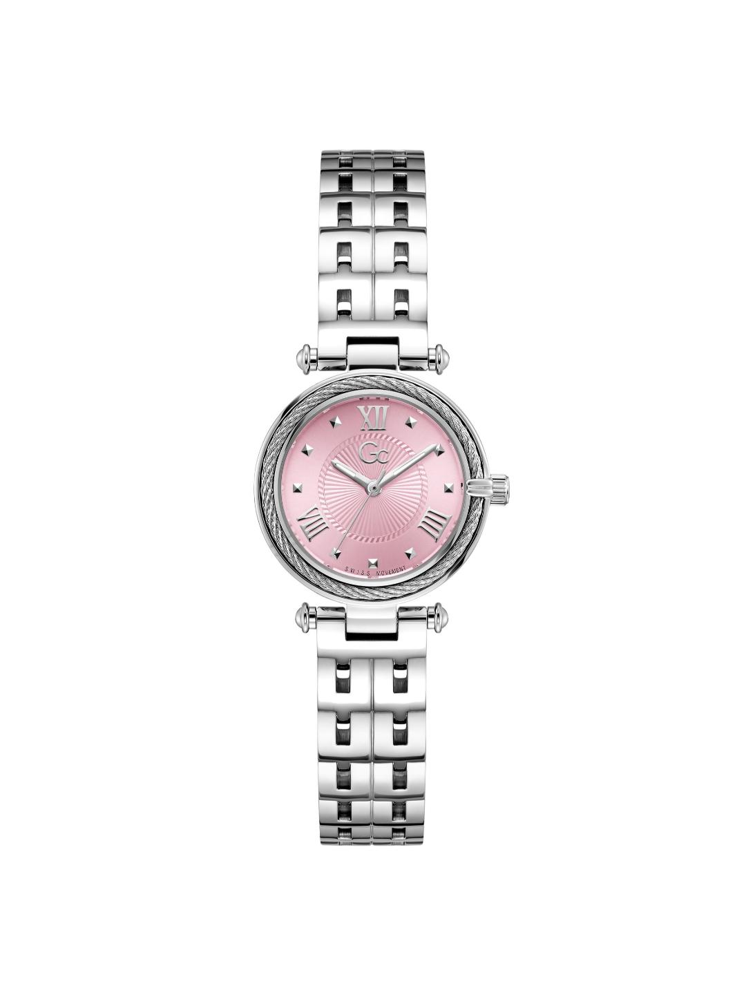 Guess Collection Dress 28 mm Pink Dial Women Analog Watch Z79005L3M