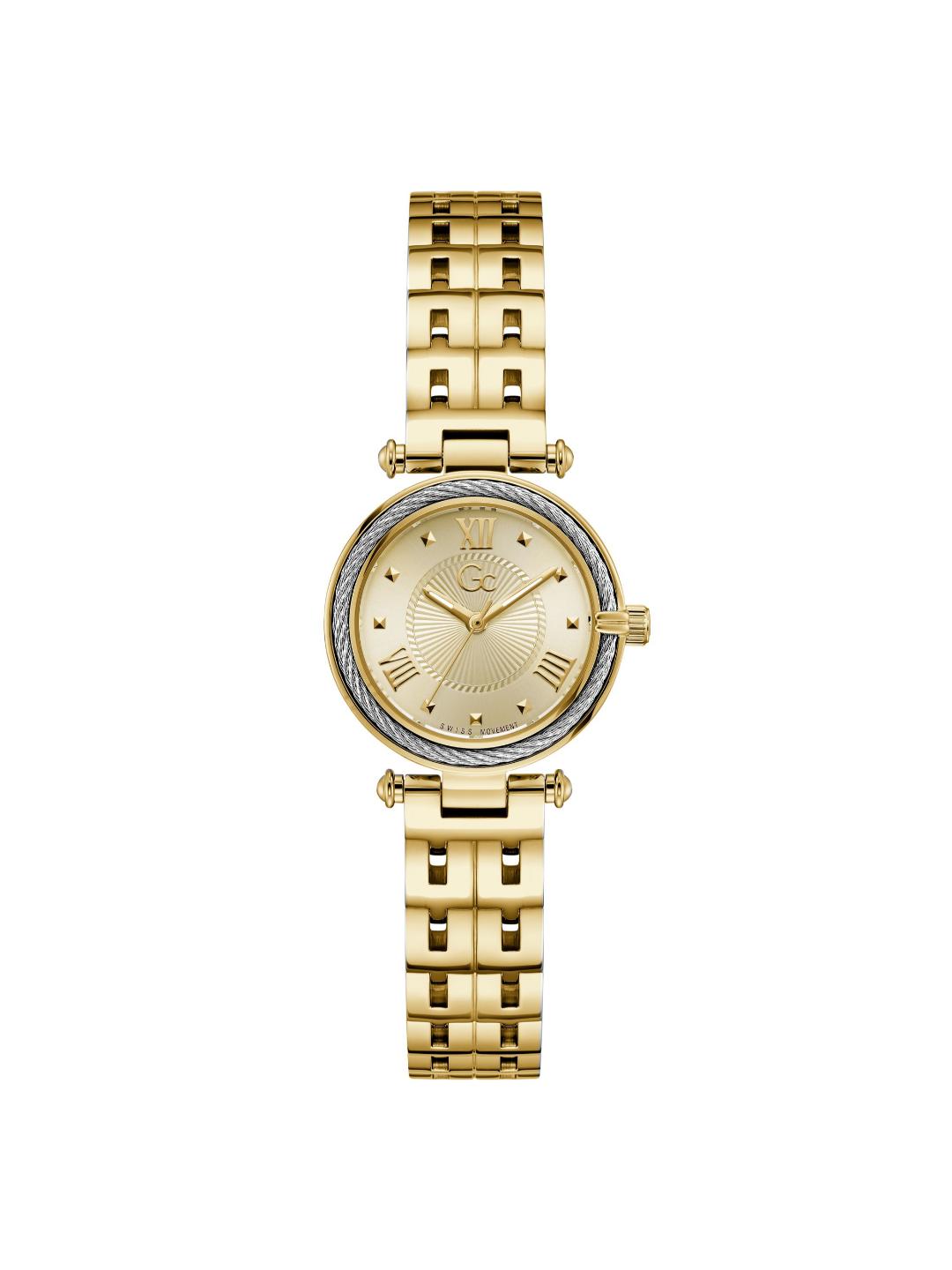 Guess Collection Dress 28 mm Champagne Dial Women Analog Watch Z79006L6M