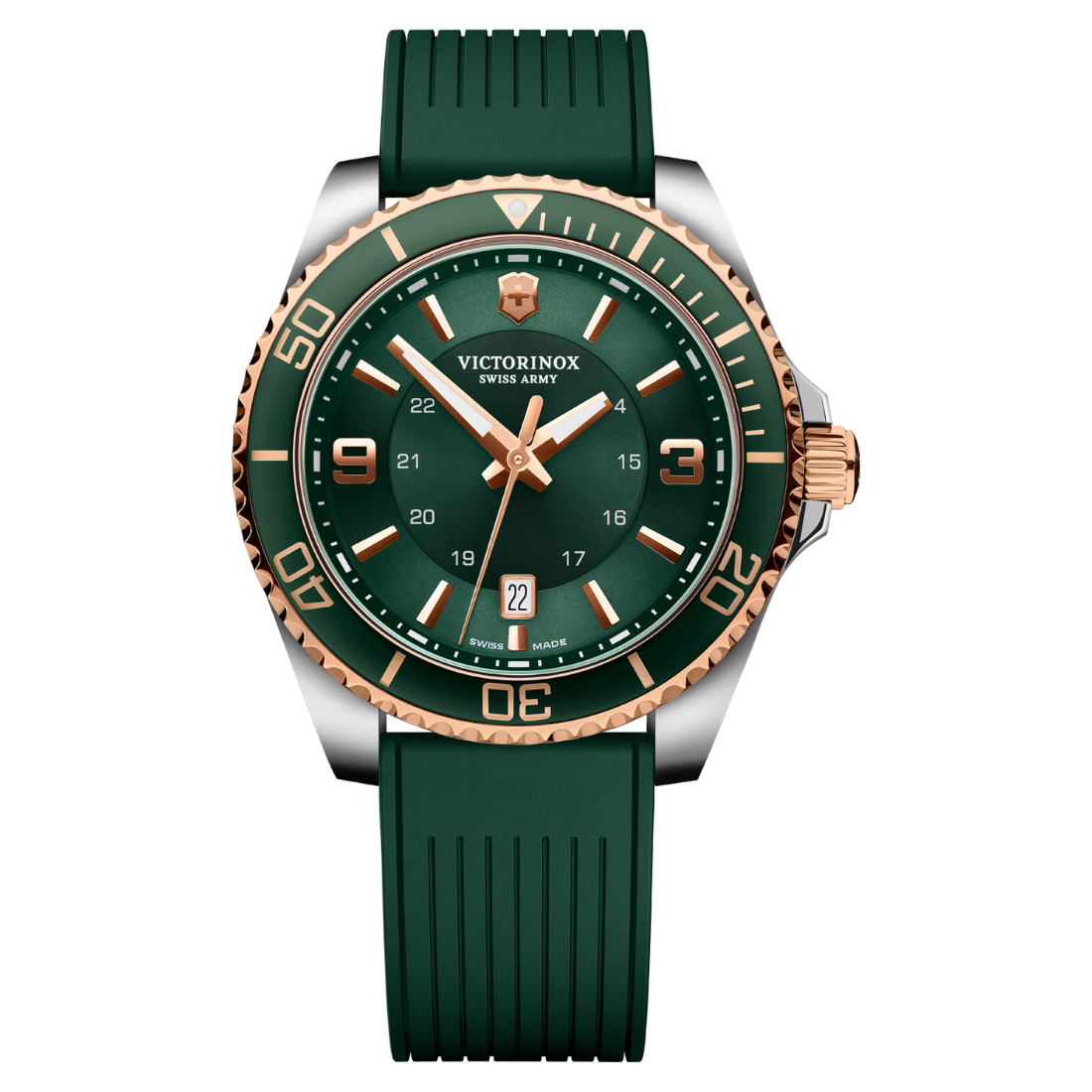 Victorinox Maverick 43 mm Green Dial Men Analog Watch 249182