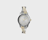 Timex Main Street 25 mm Silver Tone Dial Women Analog Watch TW2V69700