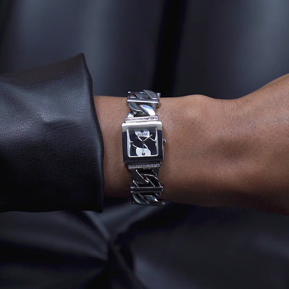 Guess Runaway 20.8 mm Silver Dial Women Analog Watch- GW0603L1