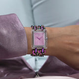 Guess Women 29 mm Size Pink Dial Analog Watch GW0669L2