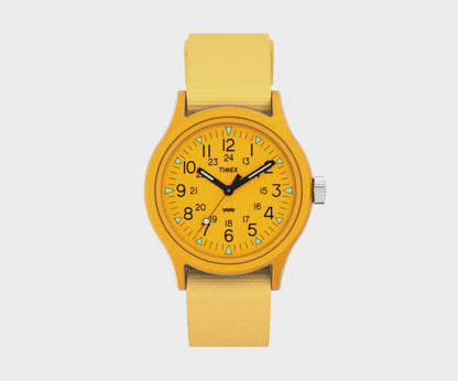 Timex Military 36 mm Yellow Dial Men Analog Watch- TW2W91200