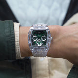 Guess Green Dial 41.5 mm Men Analog Watch GW0499G8