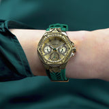 GUESS GS ENVY 38 mm Gold Dial Ladies Watch GW0774L2
