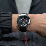 Guess Parker 44 mm Size Black Dial Men Analog Watch GW0708G1