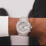 Guess Trend 47 mm Silver Dial Men Chrono Watch GW0899G1
