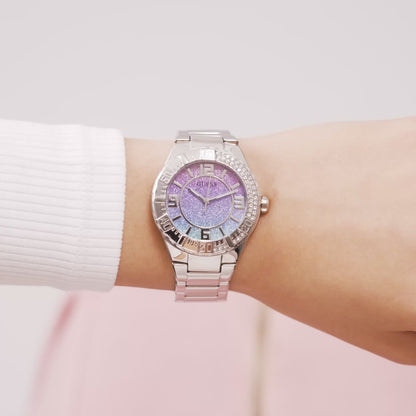 Guess Trend 36 mm Purple Dial Women Analog  Watch- GW0882L1