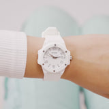Guess Mini Hype 34 mm White Dial Analog Women Watch GW0880L3