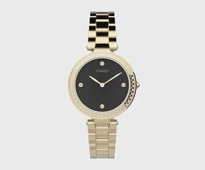 Timex Black Dial Analog Women Watch - TW2V24400