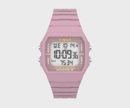 Timex Sport 40 mm White Dial Unisex Digital Watch- TW5M55800